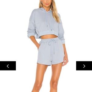 Malia Lounge Short in Dusty Blue